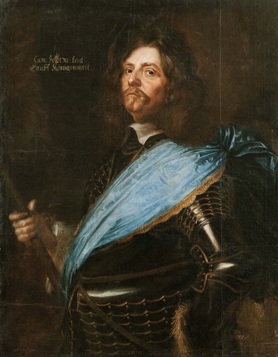 Porträt von Graf Hans Christoff von Königsmarck 1600-1663, 1651 von Matthaeus Merian the Younger