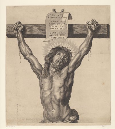Christus am Kreuz von Mattheus Borrekens