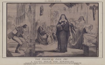 Der politische Paul Pry: oder, Ein unangenehmes Vergnügen für Newdegate (Farblitho) von Matthew