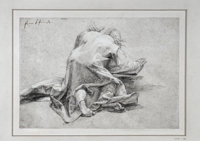 Heiliger Petrus, der Apostel der Verklärung, Rückansicht von Matthias Gruenewald