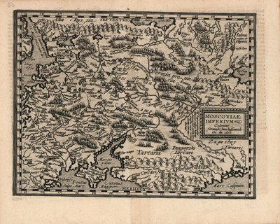 Moscoviae Imperium, 1600 von Matthias Quad