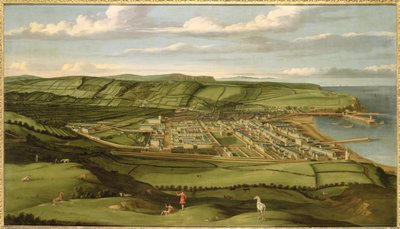 Whitehaven, Cumbria, zeigt Flatt Hall, ca. 1730-35 von Matthias Read