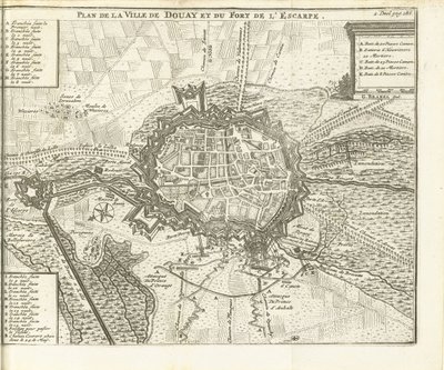 Belagerung von Douai, 1710 von Matthijs Pool (possibly)