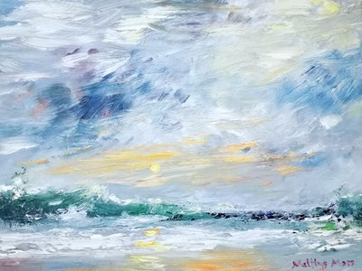 Goldene Stunde Meereslandschaft von Matthys Moss