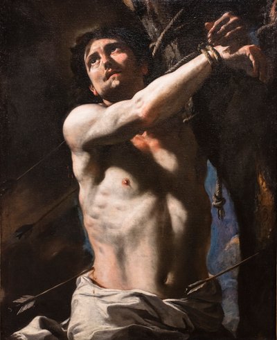 Heiliger Sebastian, ca. 1650-1652 von Mattia (1613-99) Preti