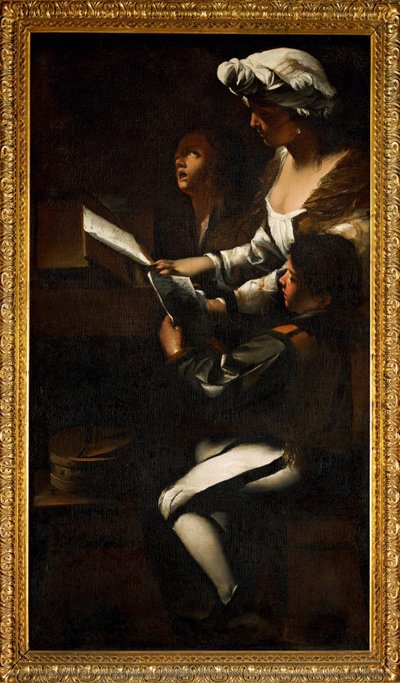 Sänger, um 1630 von Mattia (1613-99) Preti