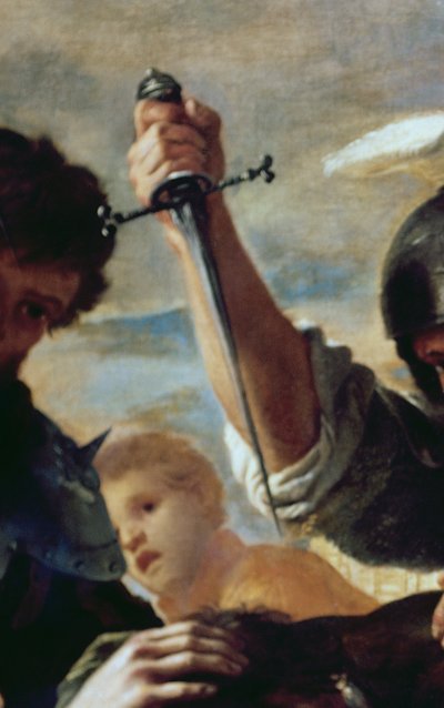 Das Fest von Absalom (Detail) von Mattia Preti