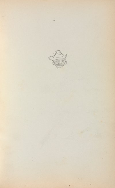 Italienisches Skizzenbuch: Kopf eines Mannes, Seite 223, 1898-1899 von Maurice Brazil Prendergast