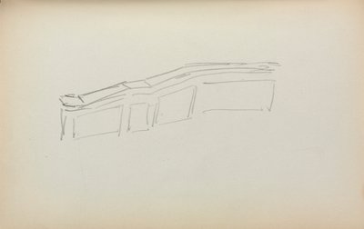 Italienisches Skizzenbuch: Quadrate und Rechtecke Seite 59, 1898-1899 von Maurice Brazil Prendergast