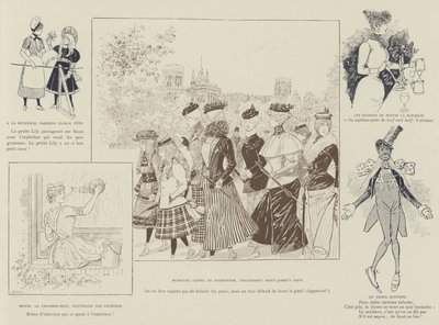 Illustration für La Vie De Londres von Mars von Maurice Charles Mathieu Bonvoisin