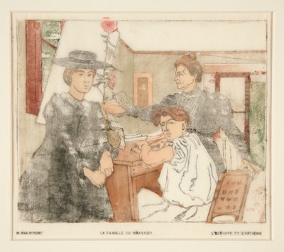 Die Familie des Graveurs von Maurice Delcourt