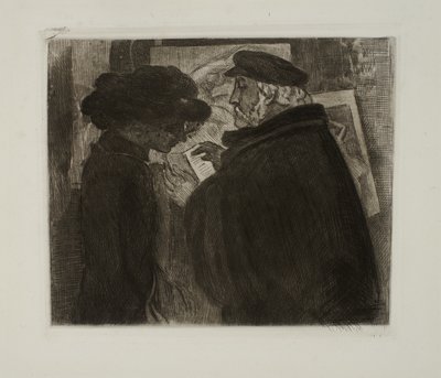 Degas und sein Modell von Maurice Denis