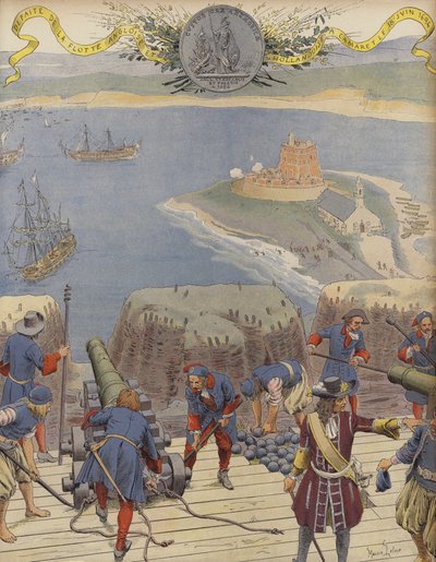 Schlacht von Camaret von Maurice Leloir