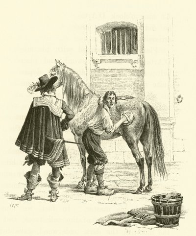 Illustration für Die drei Musketiere von Maurice Leloir