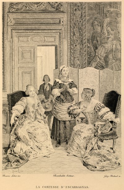 Die Gräfin von Escarbagnas von Molière von Maurice Leloir