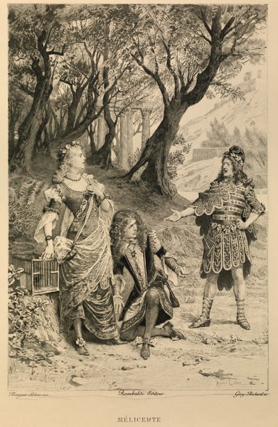 Méllicerte von Molière von Maurice Leloir