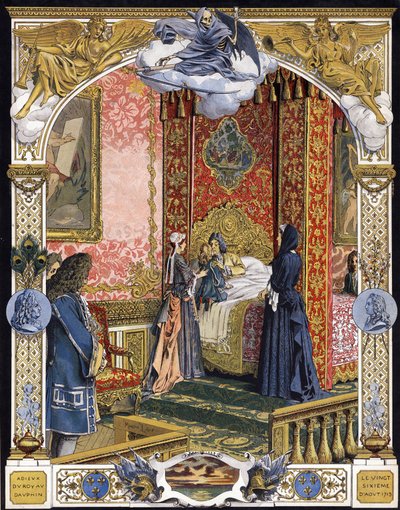Vorgestellt von seiner Haushälterin, Madame de Ventadour von Maurice Leloir