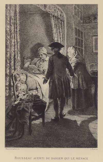 Rousseau gewarnt vor der drohenden Gefahr von Maurice Leloir