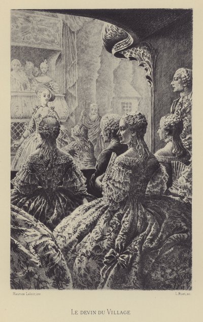 Der Dorfwahrsager von Maurice Leloir