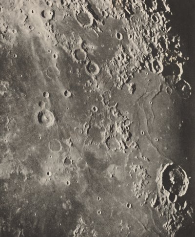 Lunar Fotografie Capuanus - Bouillaud - Gassendi, 1896 von Maurice Loewy