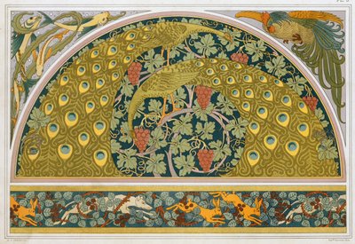 Entwürfe für Ränder und Ecken, veröffentlicht 1897 von Maurice Pillard Verneuil