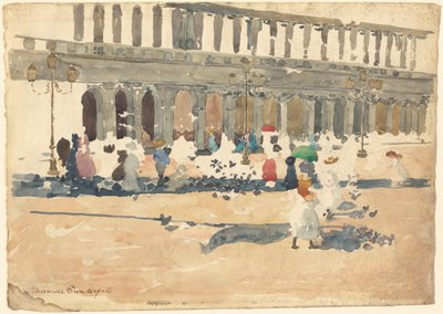 Caffè Florian in Venedig von Maurice Prendergast