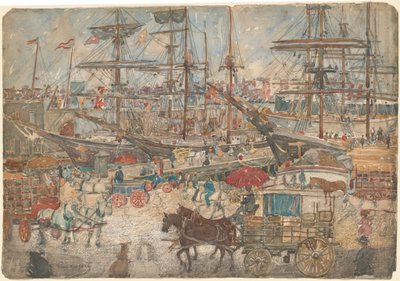 Docks, East Boston von Maurice Prendergast