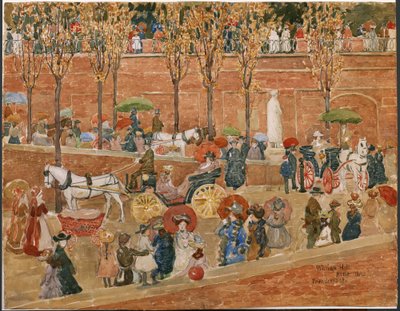 Pincian Hill, Rom von Maurice Prendergast