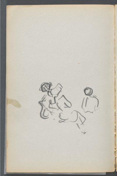 Skizzenbuch, The Dells, Nr. 127, Seite 054: Figuren von Maurice Prendergast