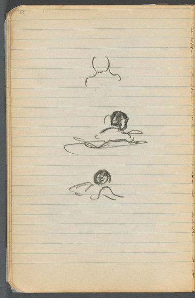Skizzenbuch, Seite 069: Figuren von Maurice Prendergast