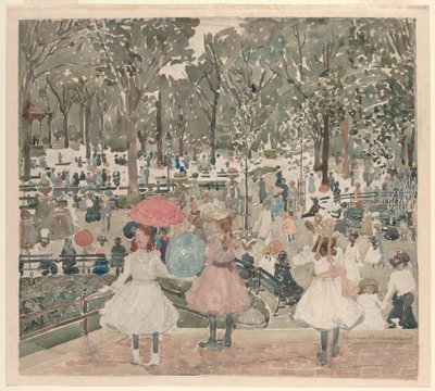 The Mall, Central Park von Maurice Prendergast