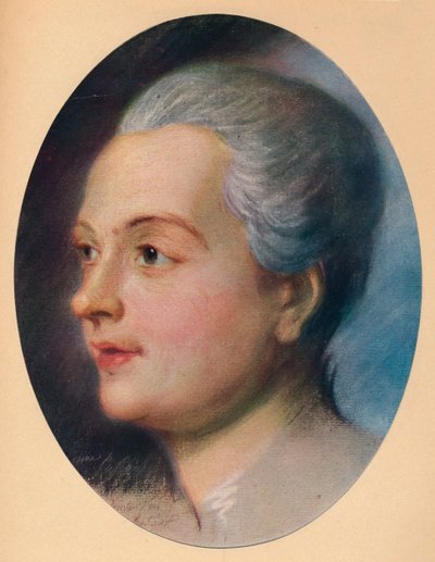 Porträt einer Dame, ca. 1751 von Maurice Quentin de La Tour