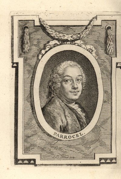 Charles Parrocel, französischer Maler von Maurice Quentin de la (after) Tour