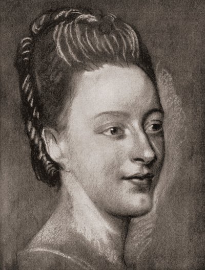 Isabelle de Charrière, von La Tour, veröffentlicht 1920 von Maurice Quentin de la (after) Tour