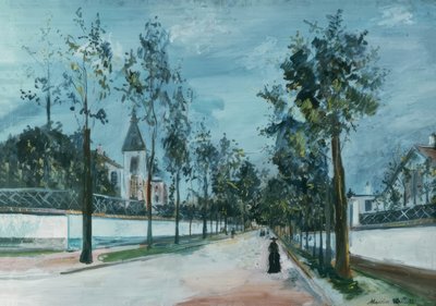 Die Vorstadtstraße von Maurice Utrillo