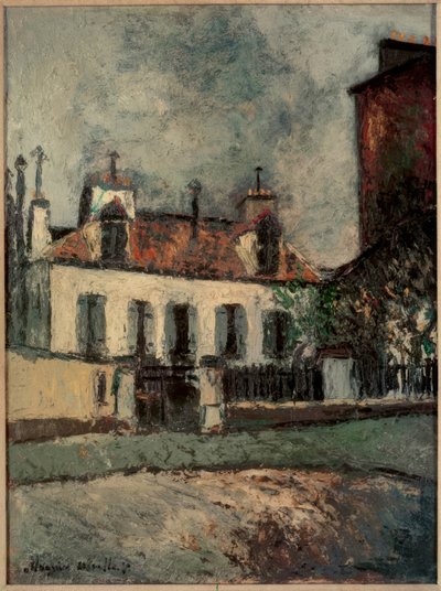 Vorstadt von Paris von Maurice Utrillo
