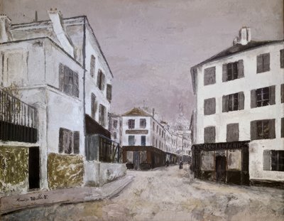 Die Straße Norvins von Maurice Utrillo