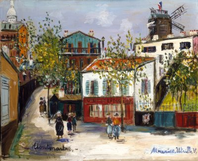 Das Dickicht in Montmartre von Maurice Utrillo