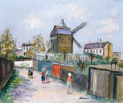 Le Moulin de la Galette von Maurice Utrillo