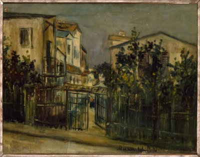Straßenszene Montmartre von Maurice Utrillo