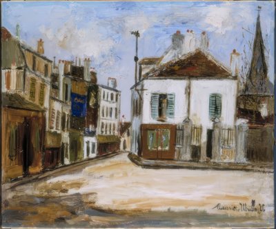 Vorstadtstraße von Maurice Utrillo