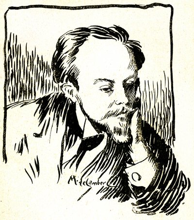 Gustave Le Rouge, ca. 1899 von Maurice Walter Edmond de Lambert