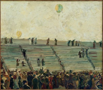 Ballonwettfahrt von Max Beckmann