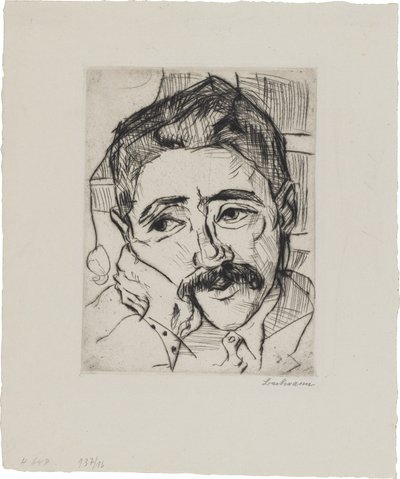 Porträt Walter Carl (1884-1956) von Max Beckmann