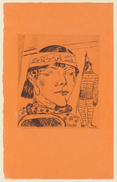Tafel 10 der Serie: Jährlicher Jahrmarkt von Max Beckmann