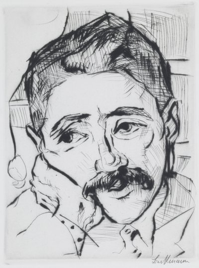 Porträt von Walter Carl von Max Beckmann