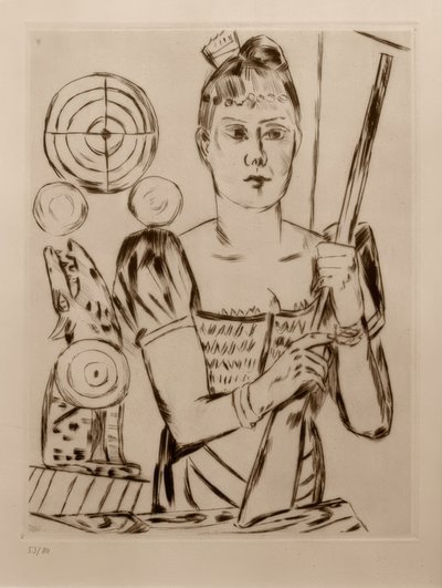 Schießbude von Max Beckmann