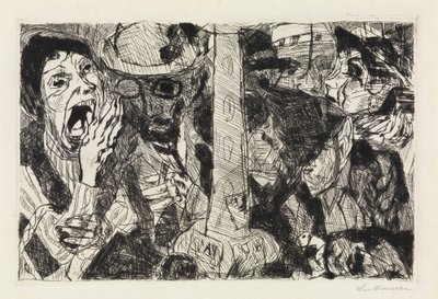 Straße II von Max Beckmann
