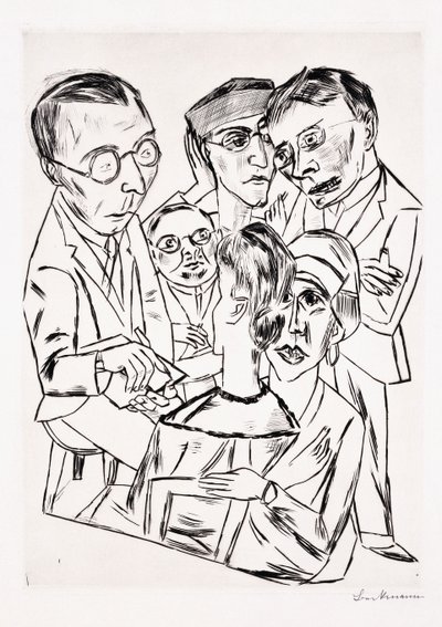 Der Künstler in der Gesellschaft von Max Beckmann