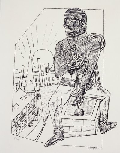 Der Schornsteinfeger von Max Beckmann